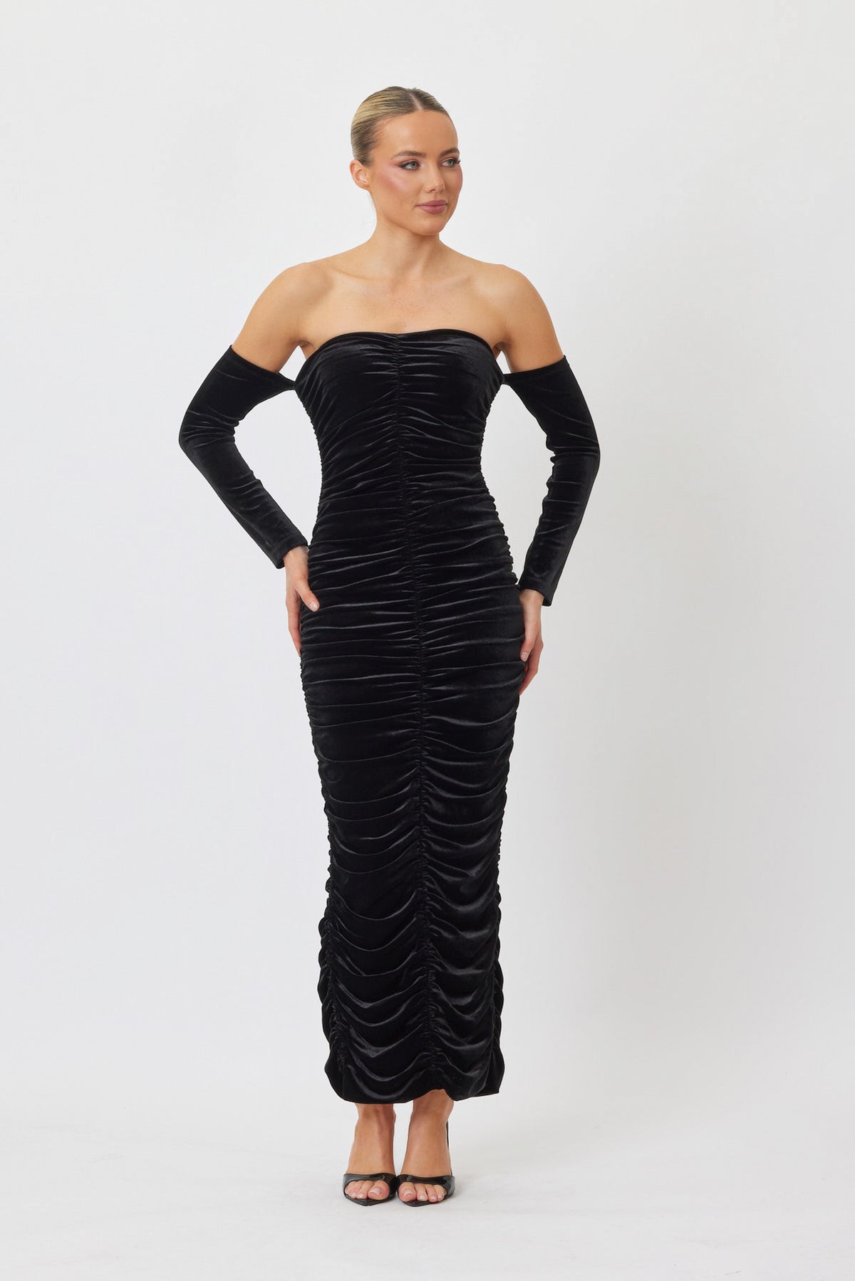 Sample 1N5M9 Maxi Dress BLACK 6