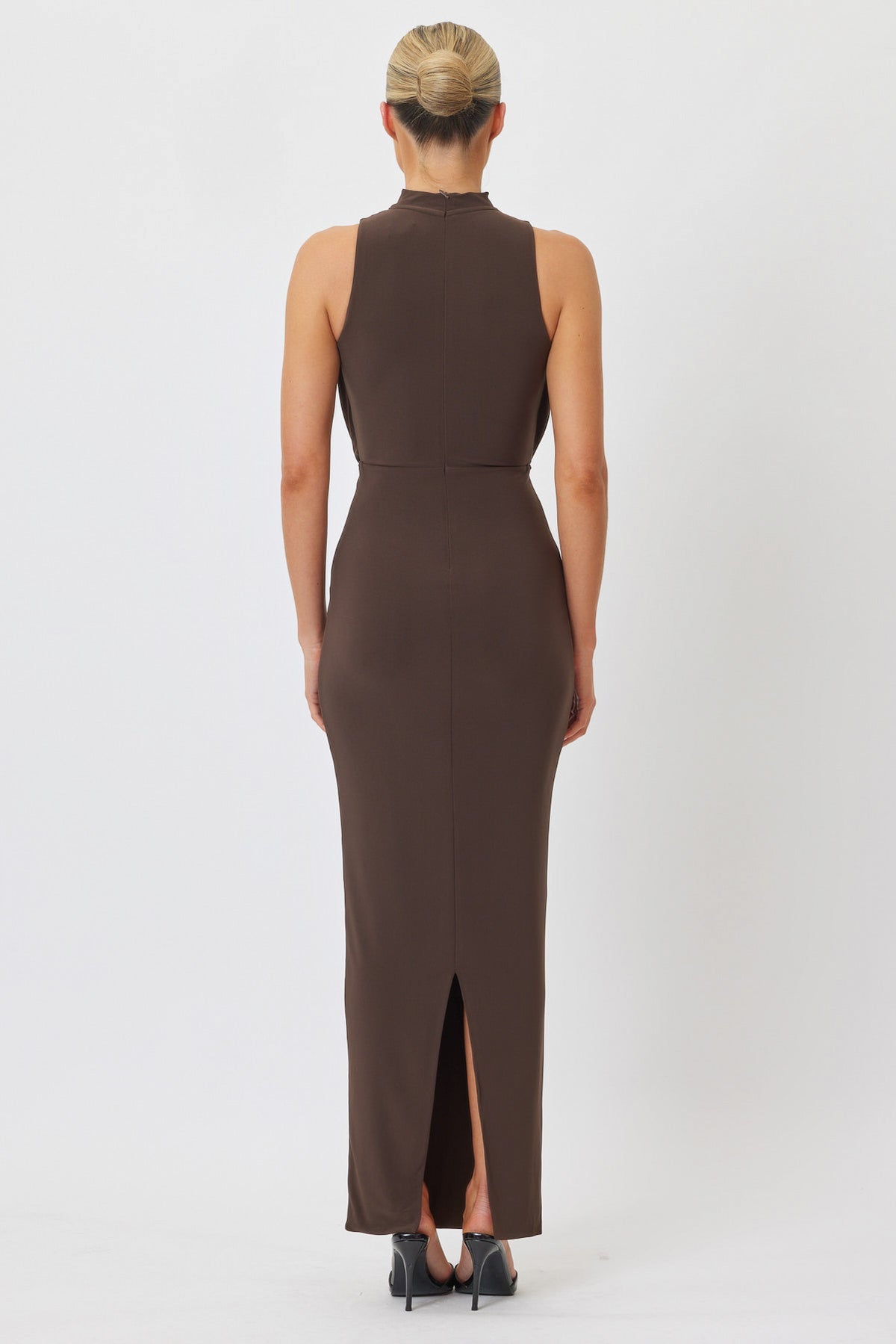 Sample 7238C Maxi Dress BROWN 6