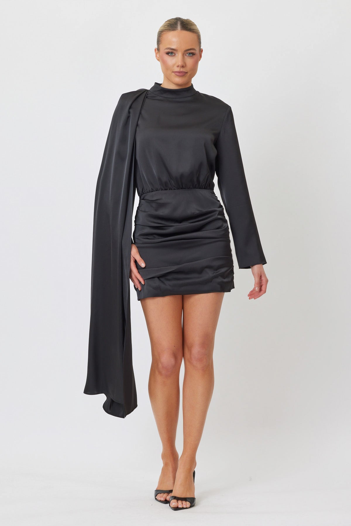 Sample B7S0L Mini Dress BLACK 6