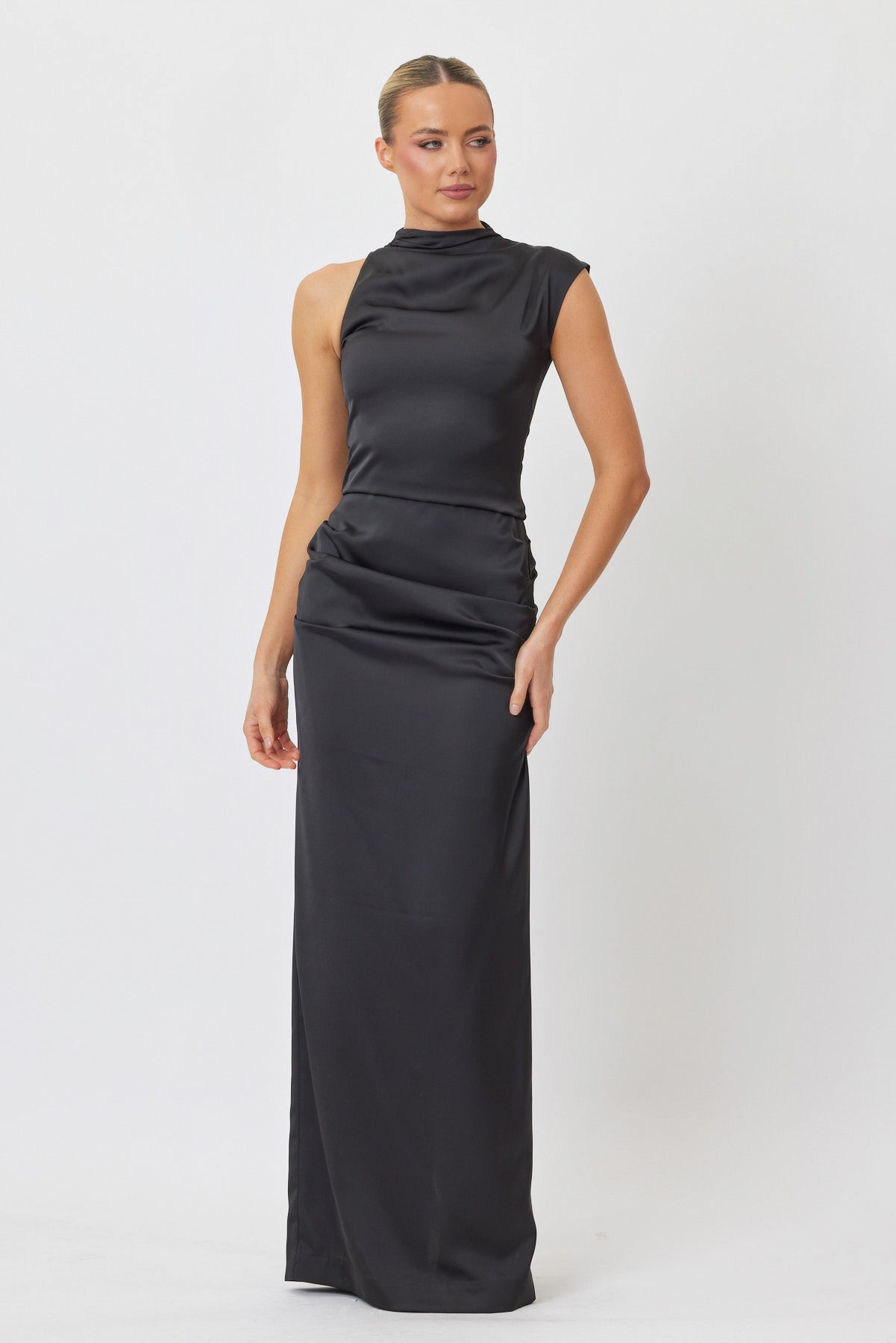 Sample F0YUQ Maxi Dress BLACK 6