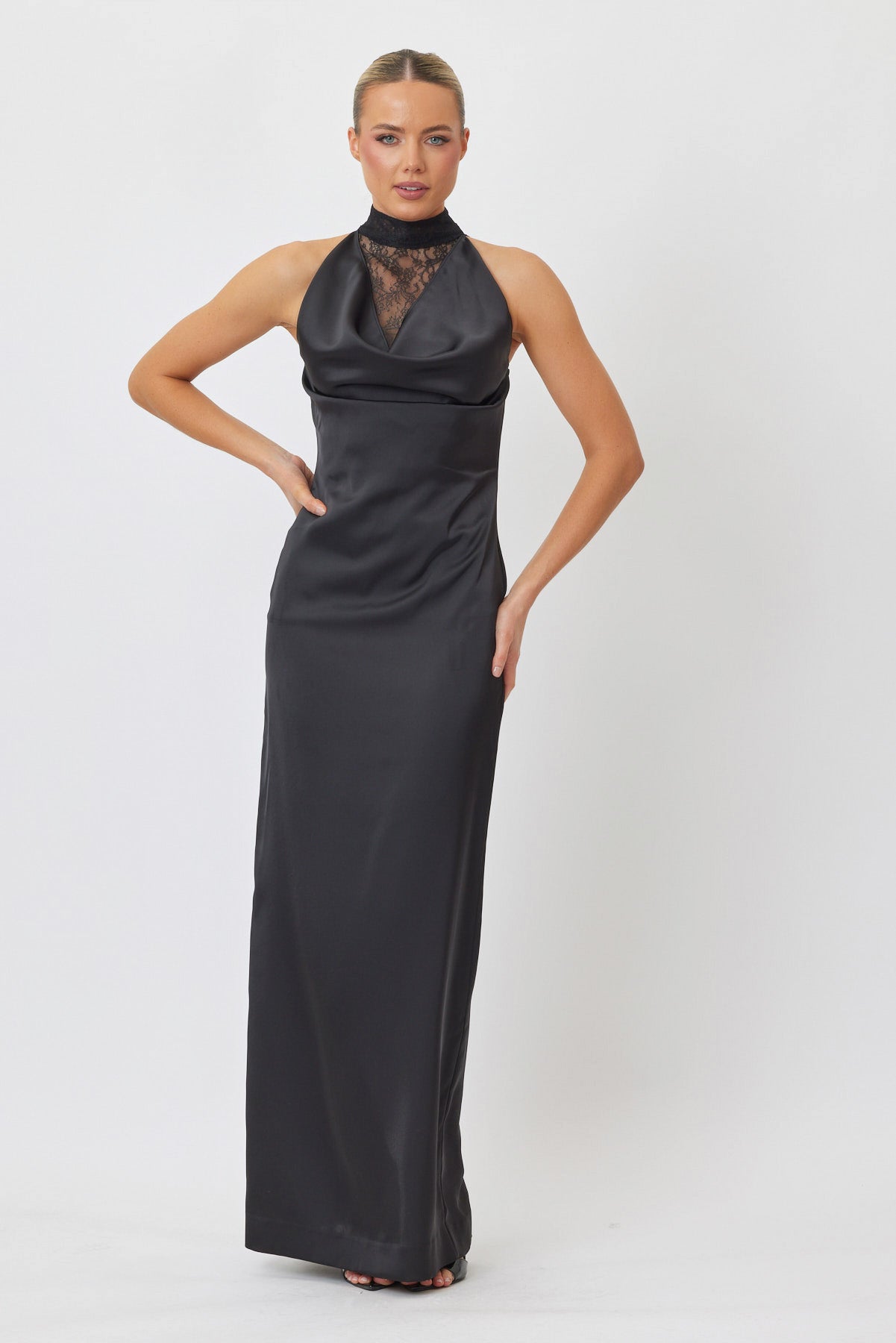 Sample MP9GD Maxi Dress BLACK 6
