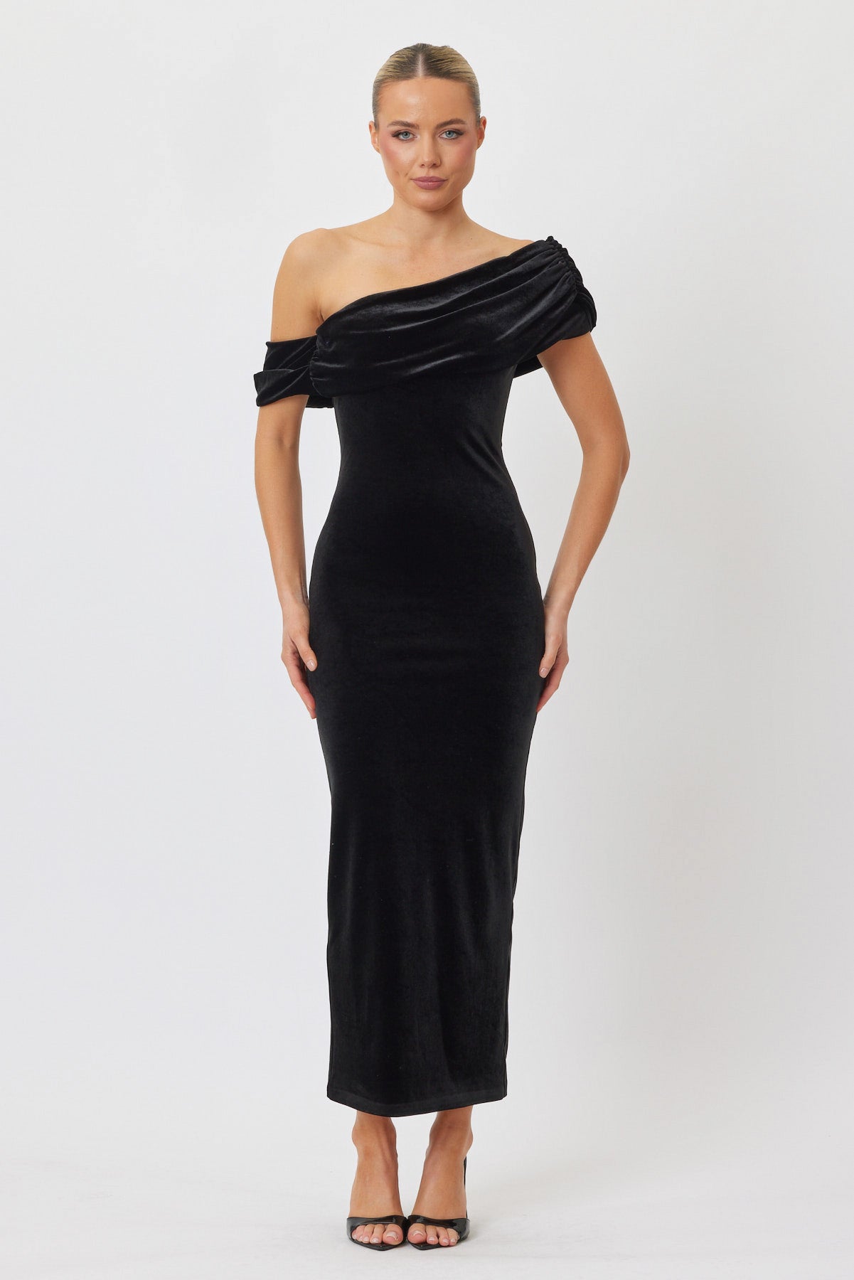 Sample 98K0I Maxi Dress BLACK 6