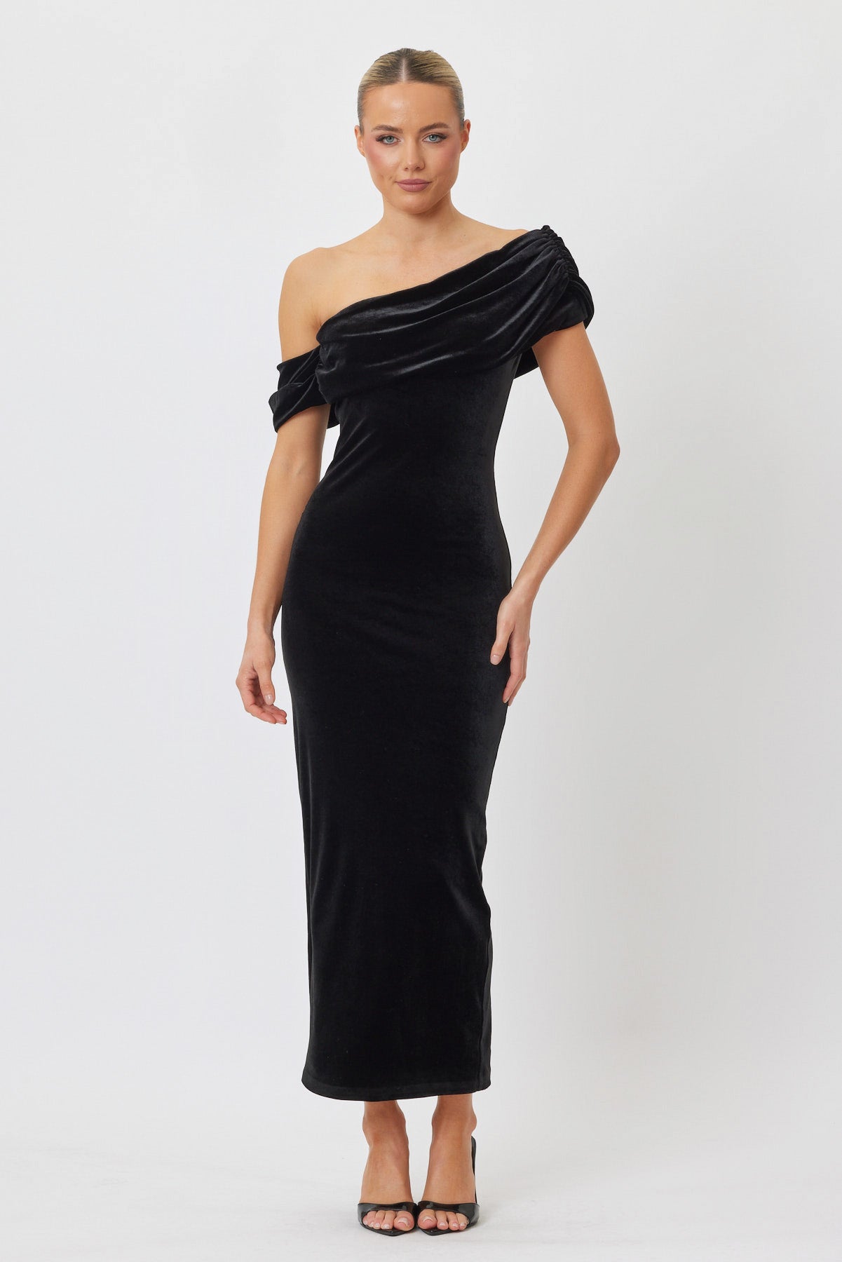 Sample 98K0I Maxi Dress BLACK 6