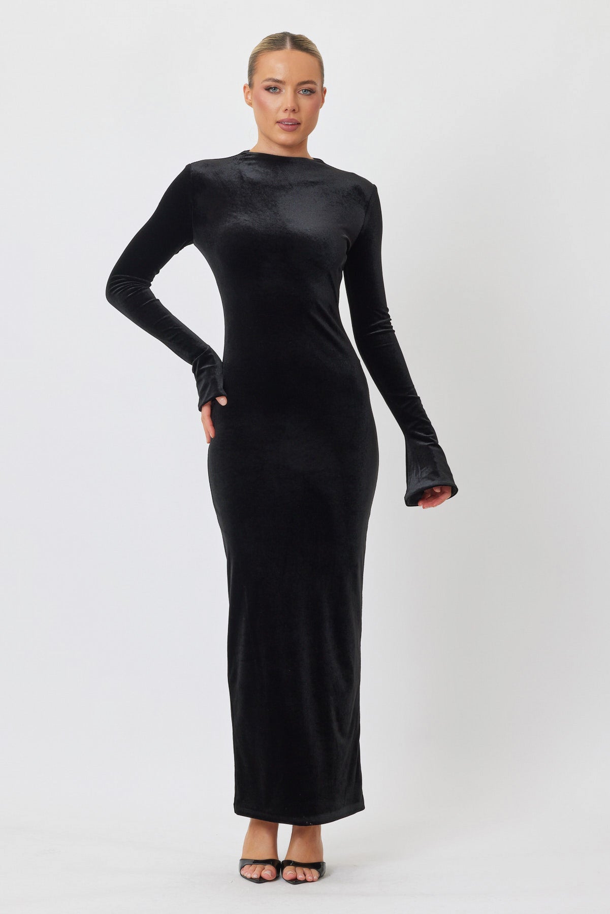 Sample WTKVE Maxi Dress BLACK 6