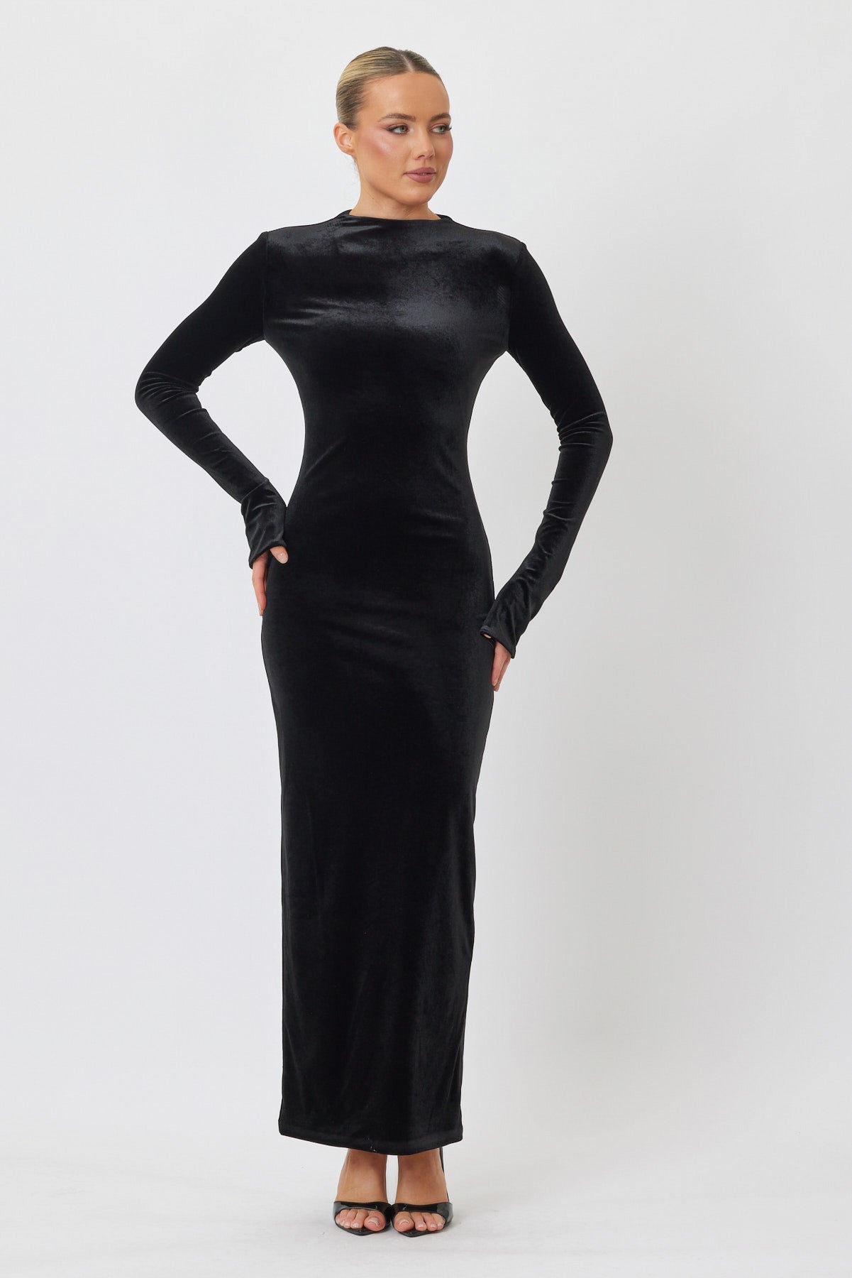 Sample WTKVE Maxi Dress BLACK 6