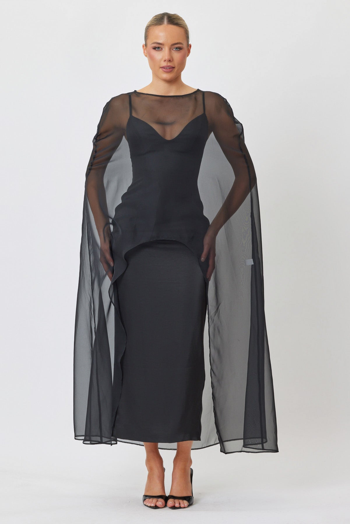 Sample UJYKX Maxi Dress BLACK 6