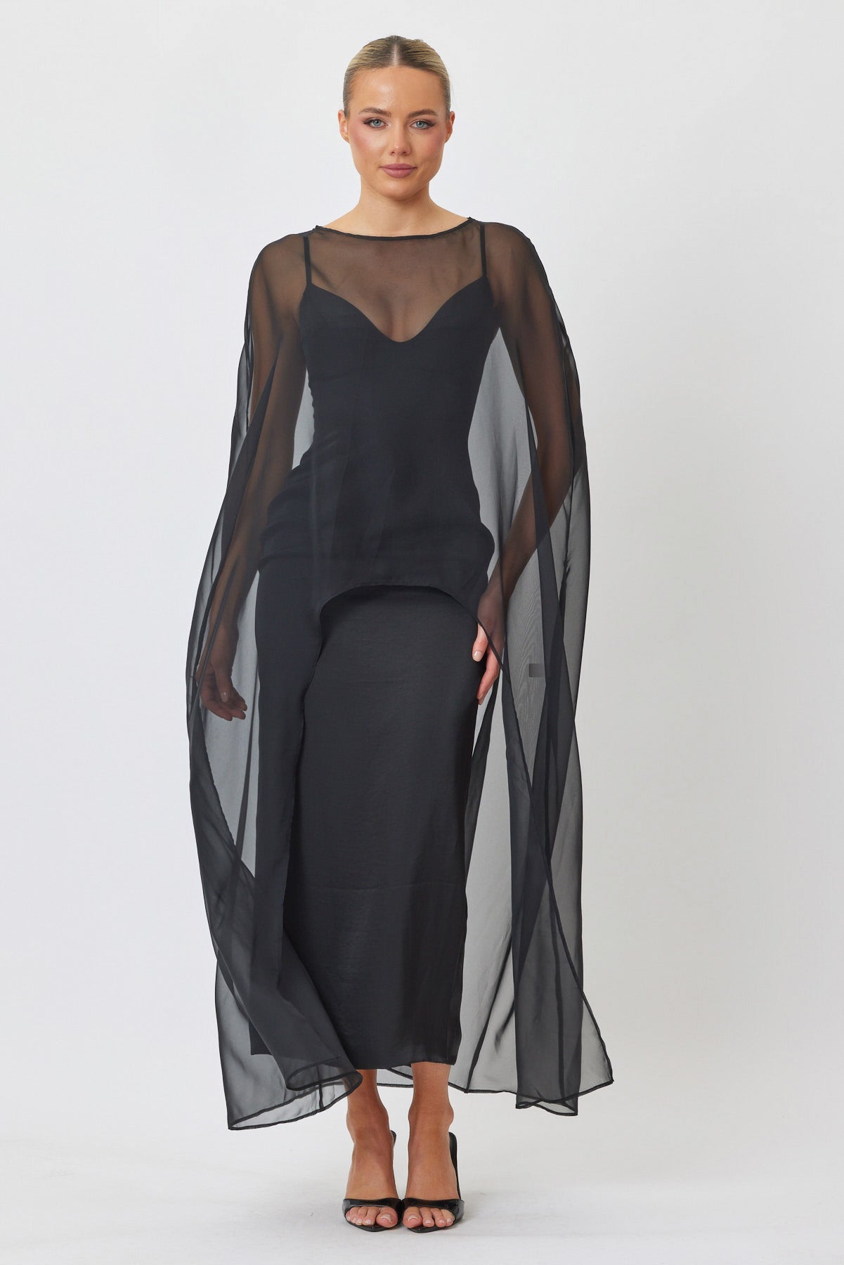 Sample UJYKX Maxi Dress BLACK 6