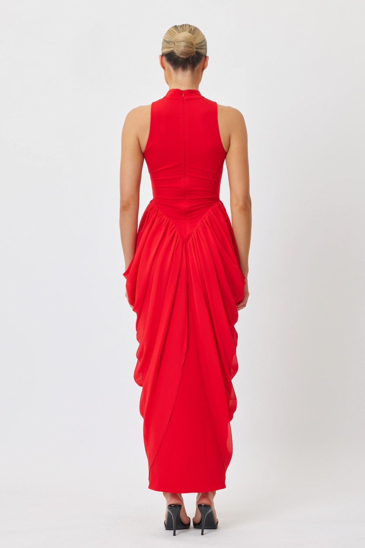 Sample ZB9XS Maxi Dress RED 6