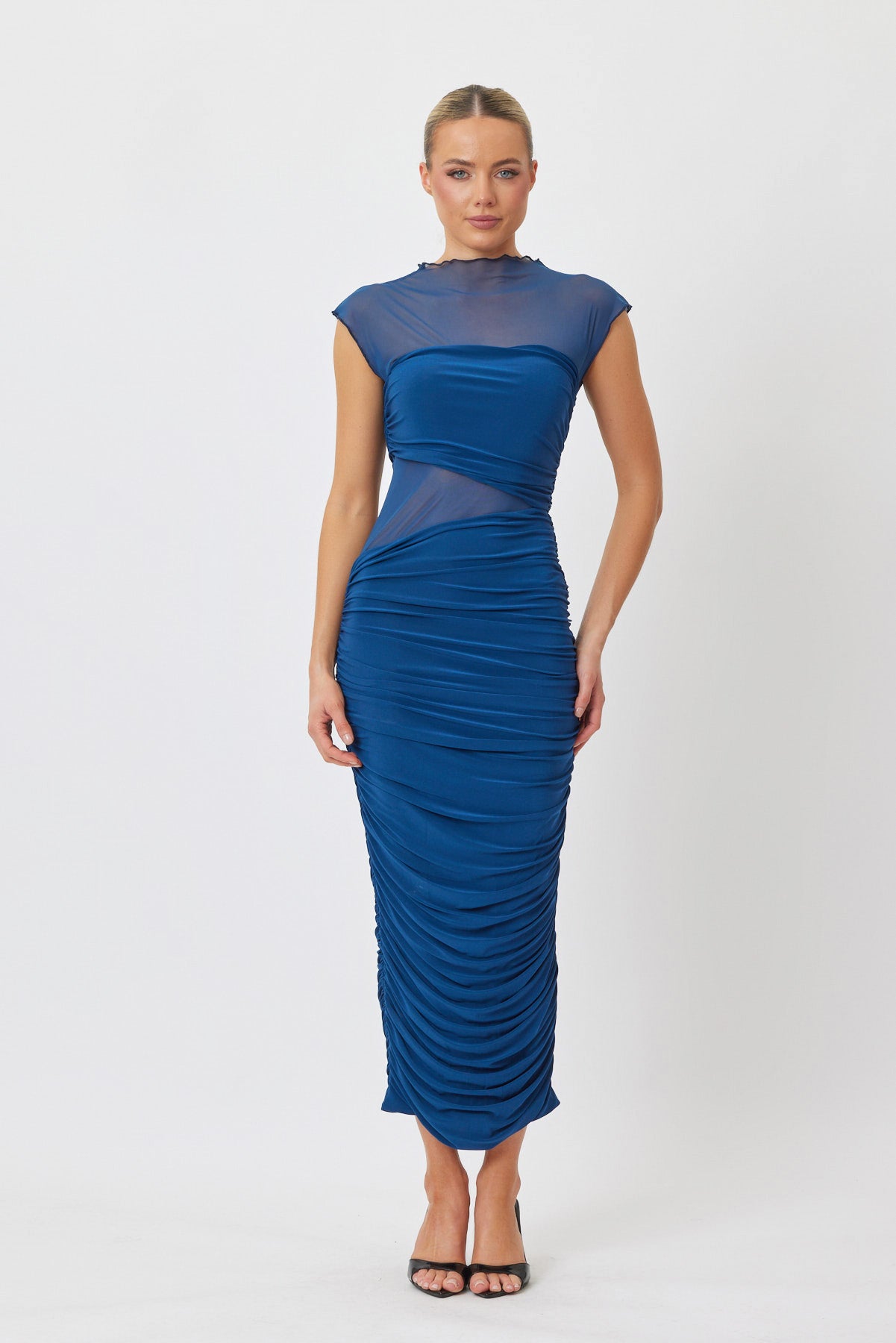 Sample 9893G Midi Dress BLUE 6