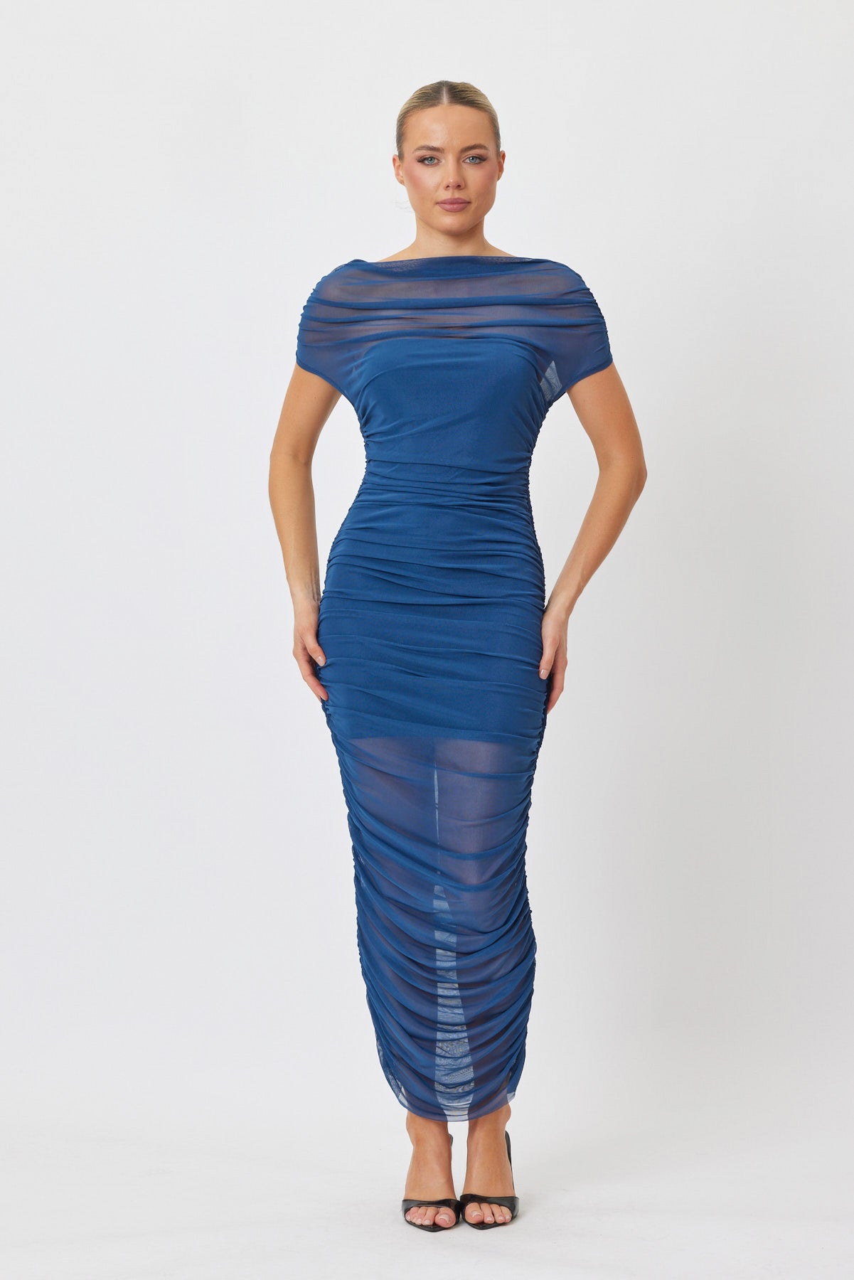 Sample 15VQW Midi Dress BLUE 6