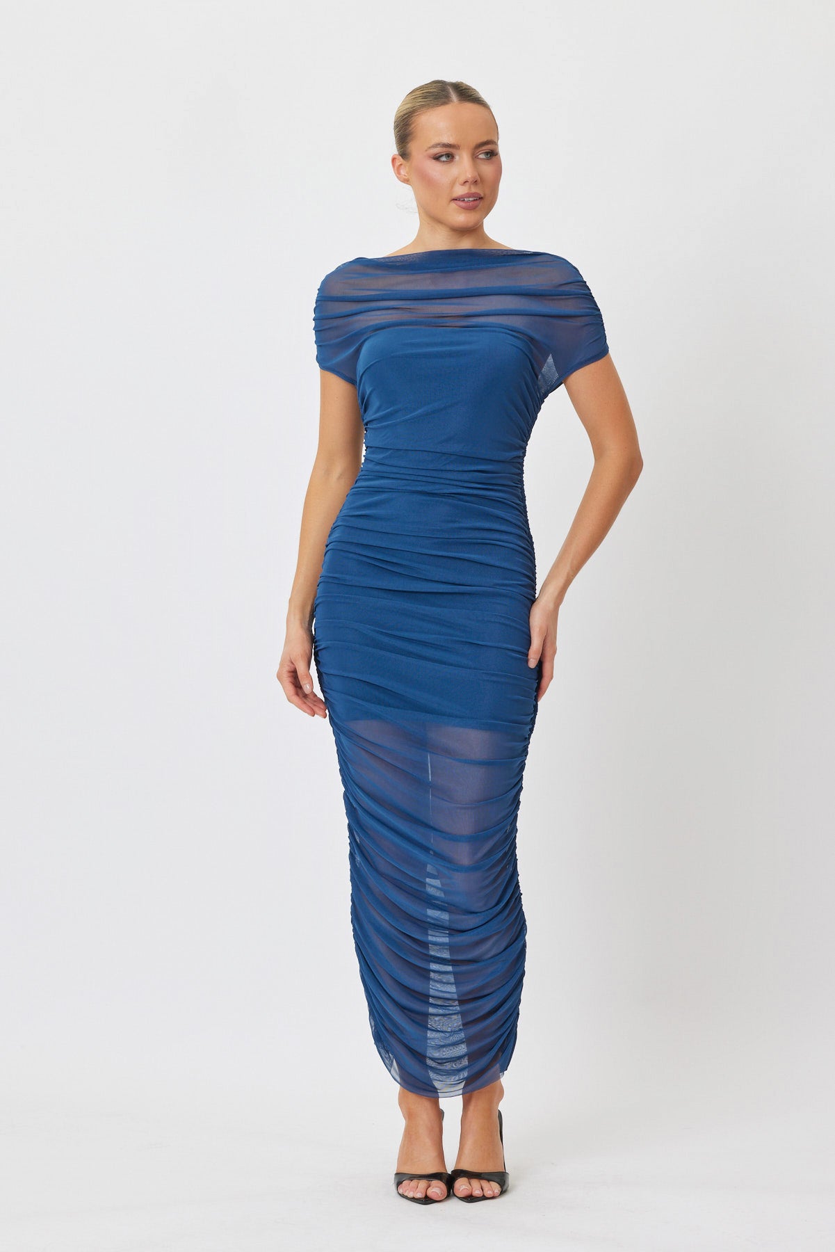 Sample 15VQW Midi Dress BLUE 6
