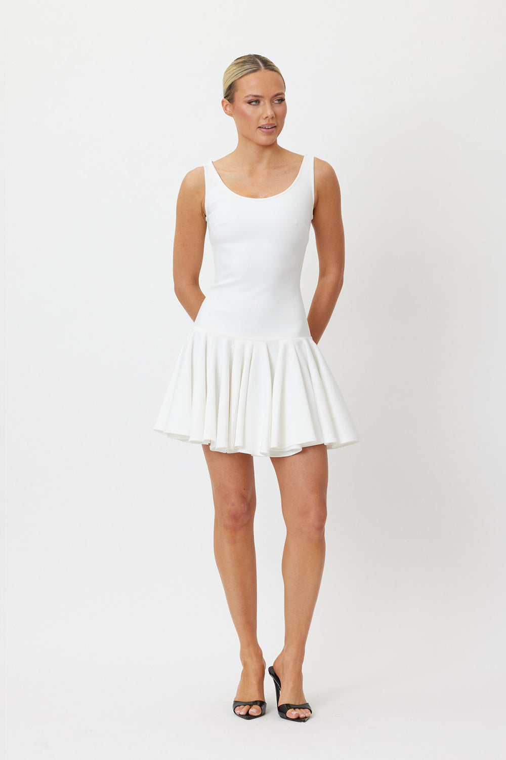 Sample USMX6N Mini Dress White 6