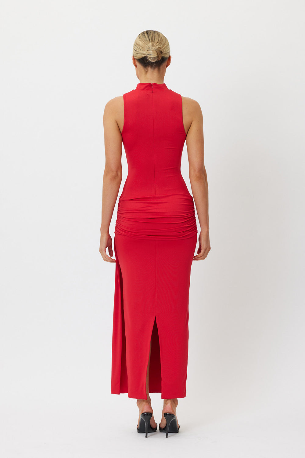 Sample 1BZ26N Maxi Dress Red 6