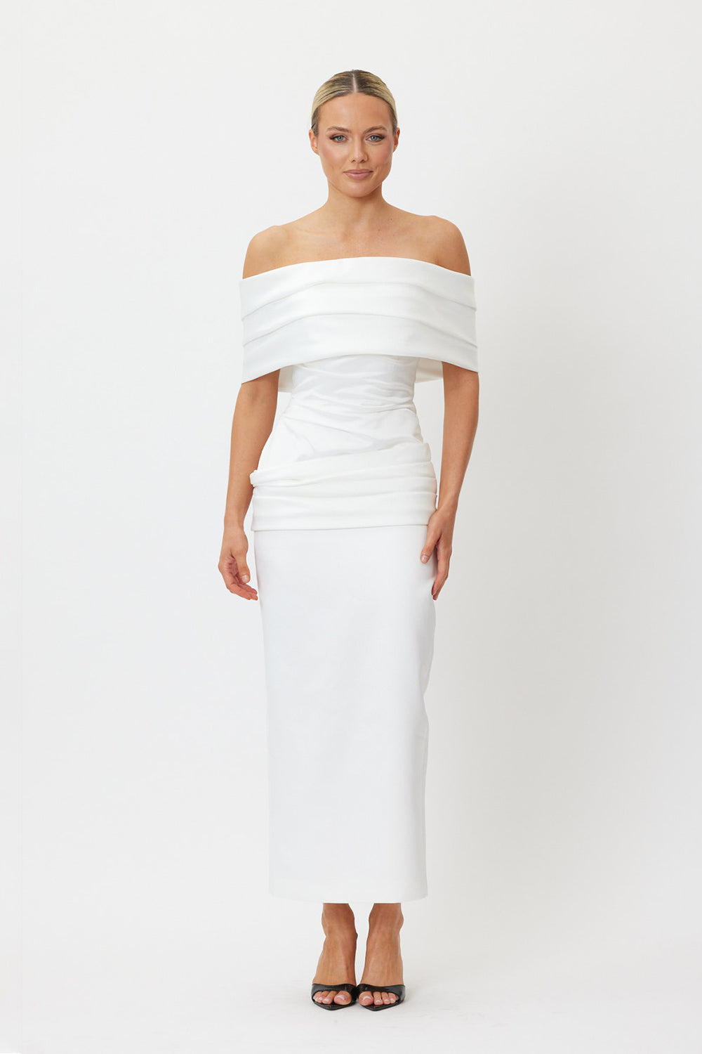 Sample 2VCMRO Midi Dress White 6