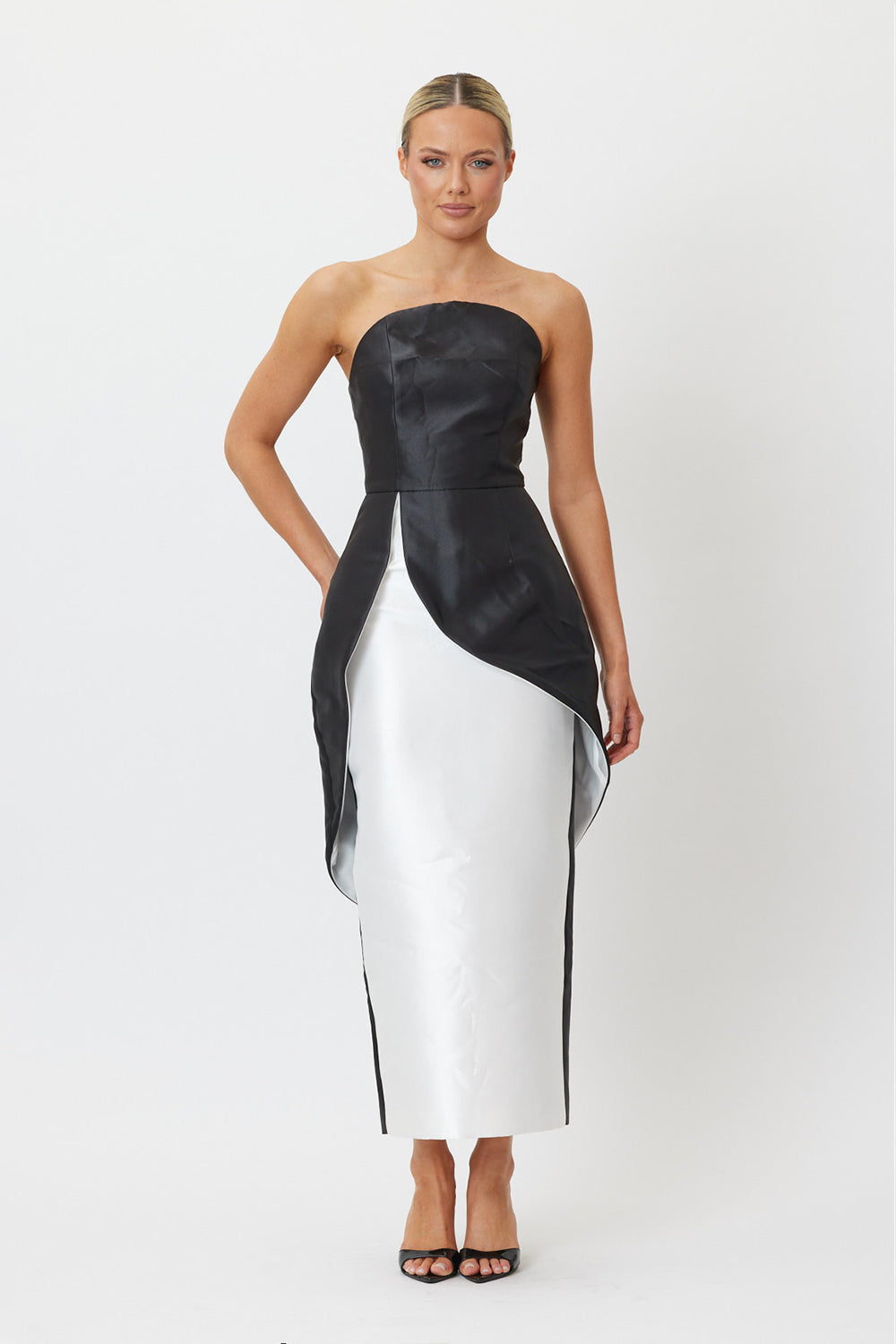 Sample GHPY8O Maxi Dress Black&White 6