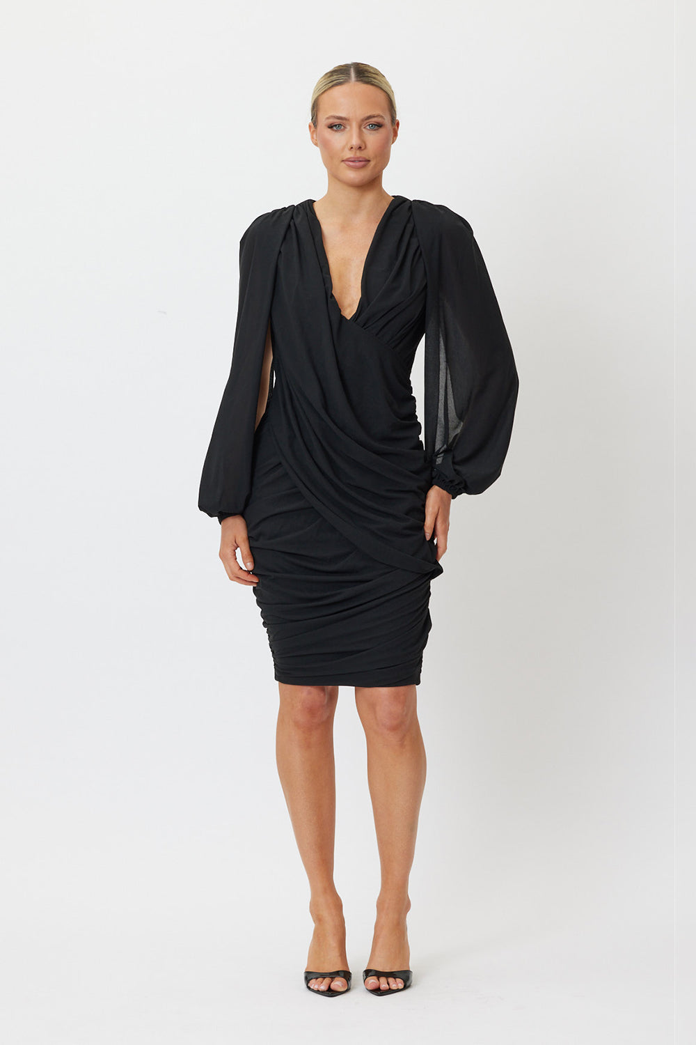 Sample XBQSNJ Midi Dress Black 6