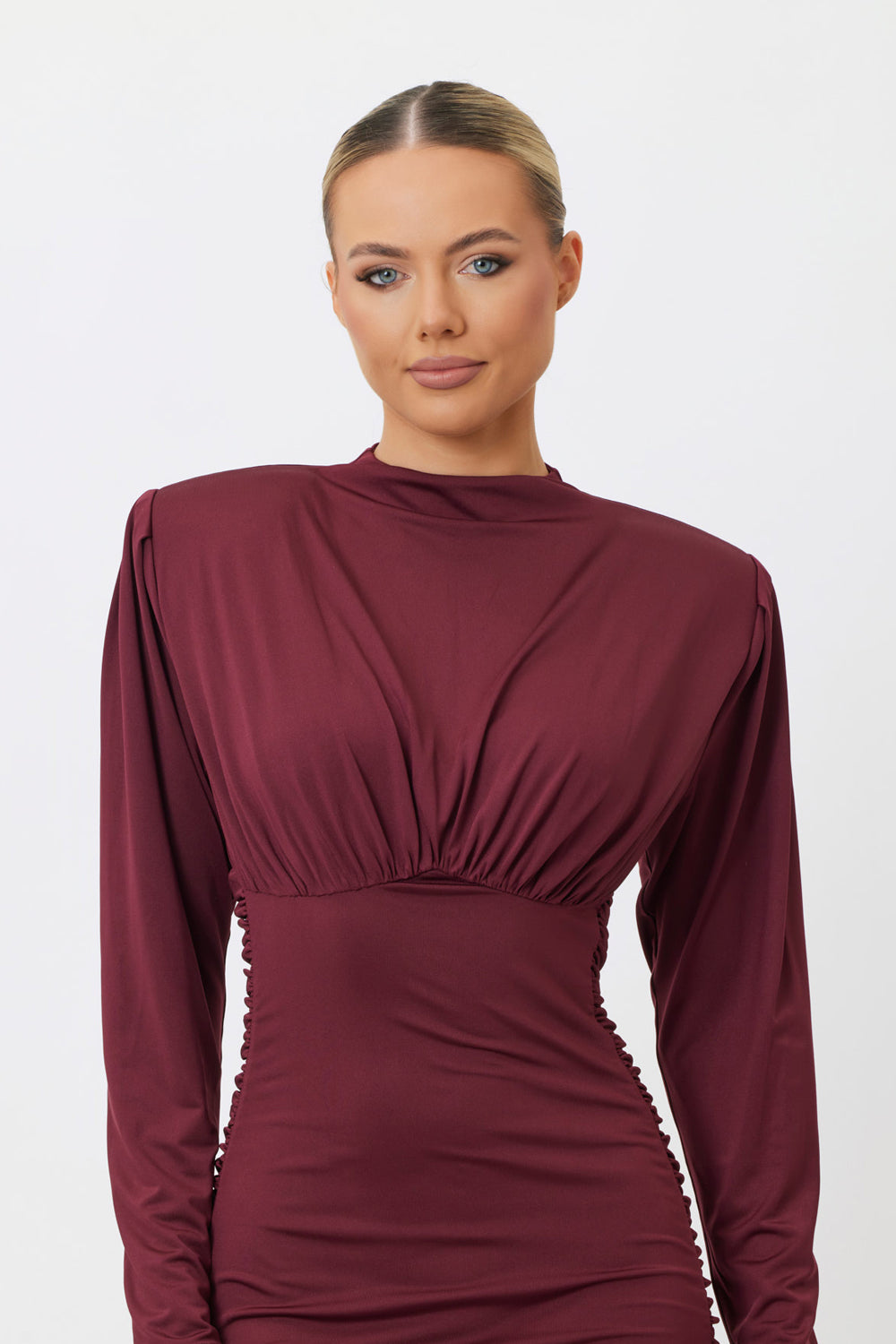 Belen Mini Dress Wine