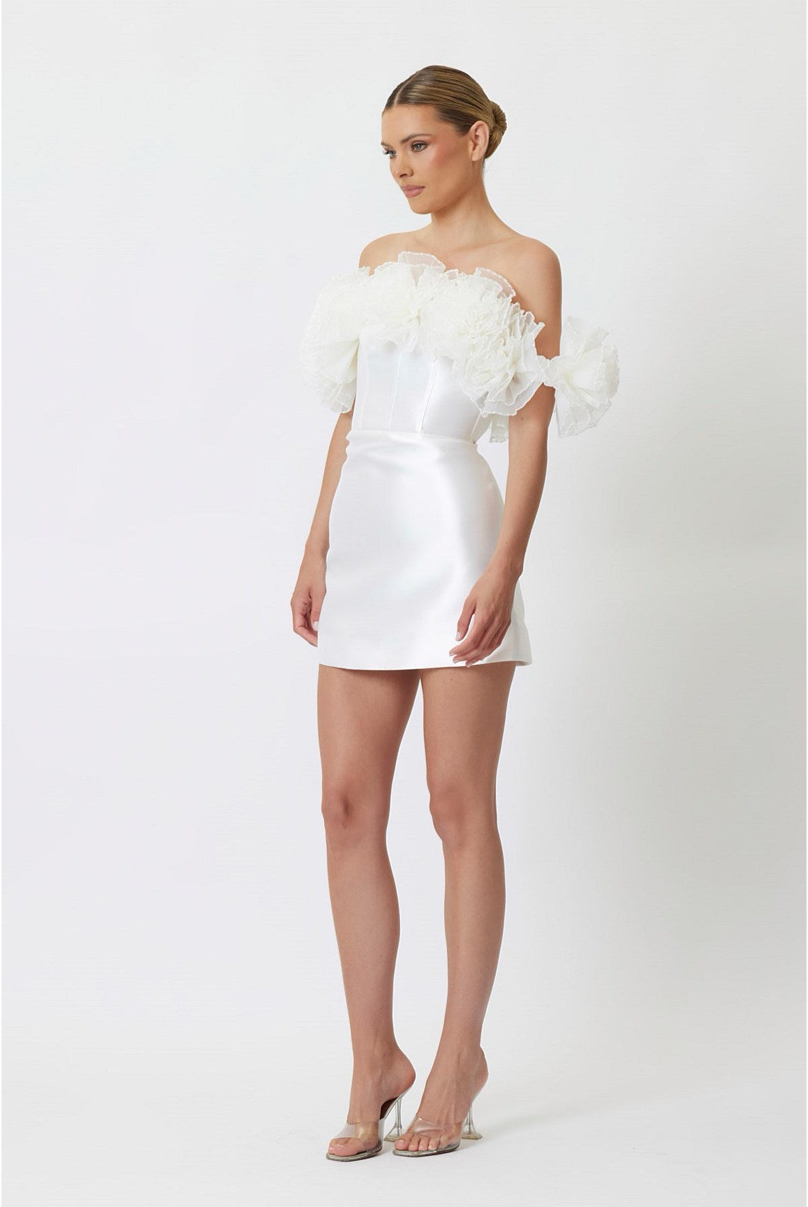 Sample HQTTD Mini Dress White 6
