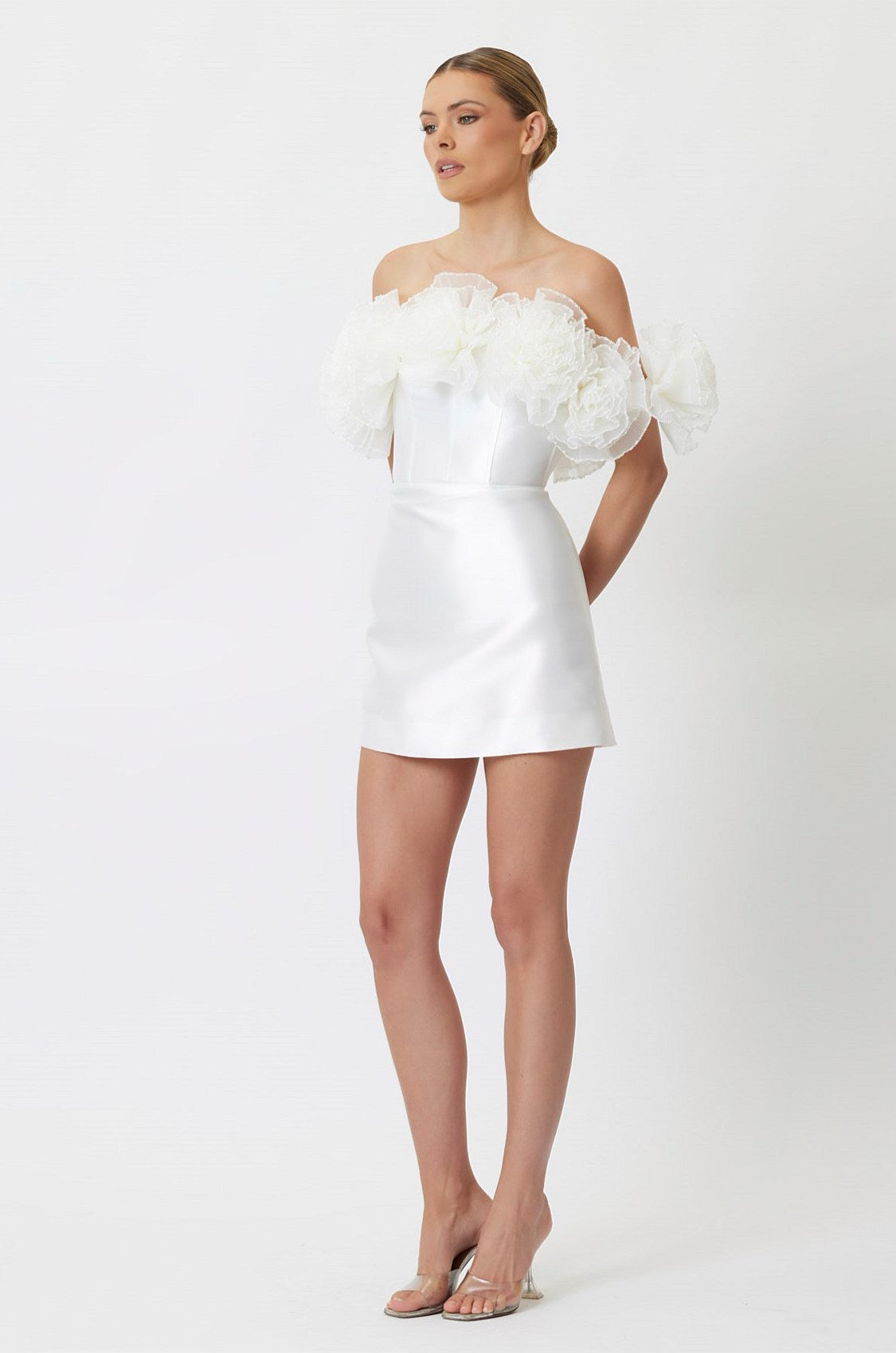 Sample HQTTD Mini Dress White 6