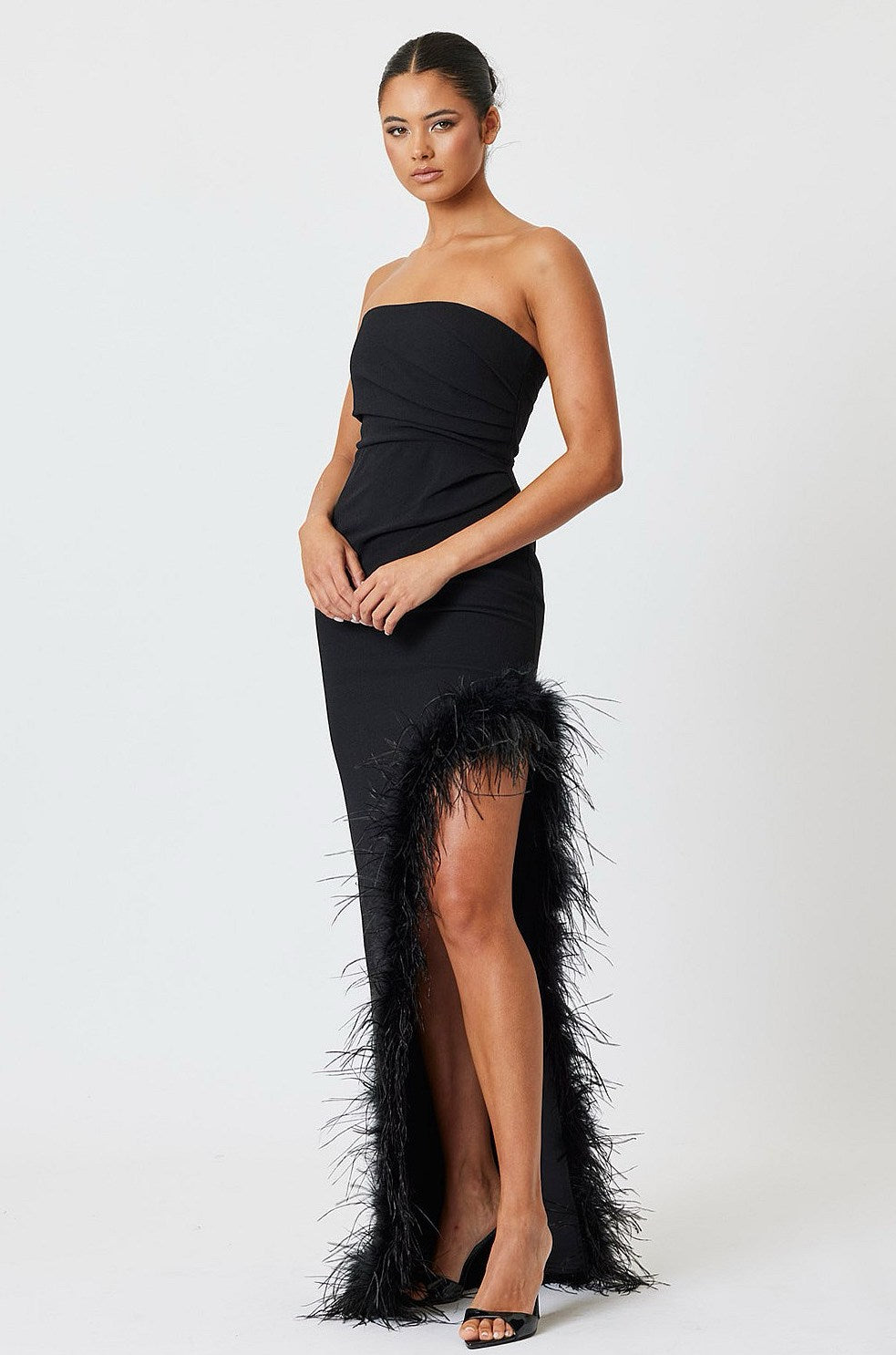 Sample AFETA Maxi Dress Black 6