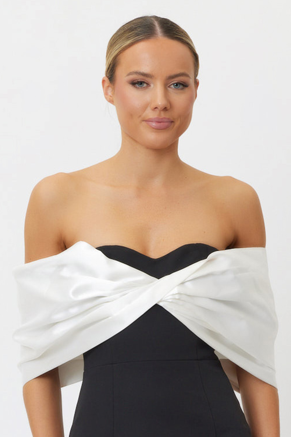 Sample R7DF9 Maxi Dress Black & White 6