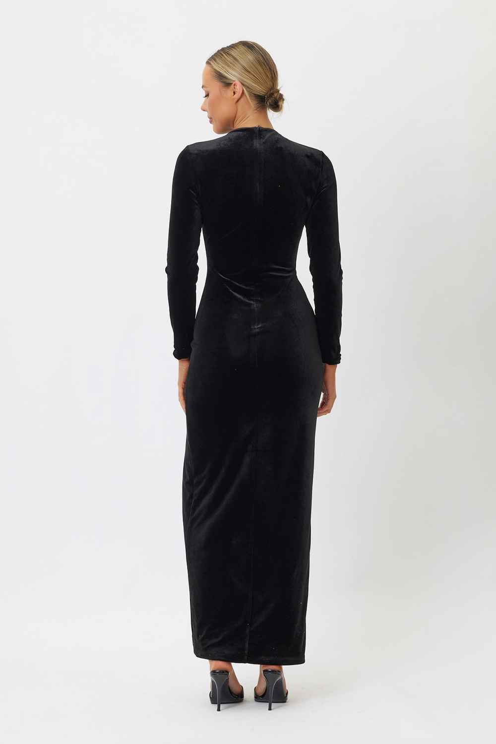 Sample AF2UY Maxi Dress Black 6