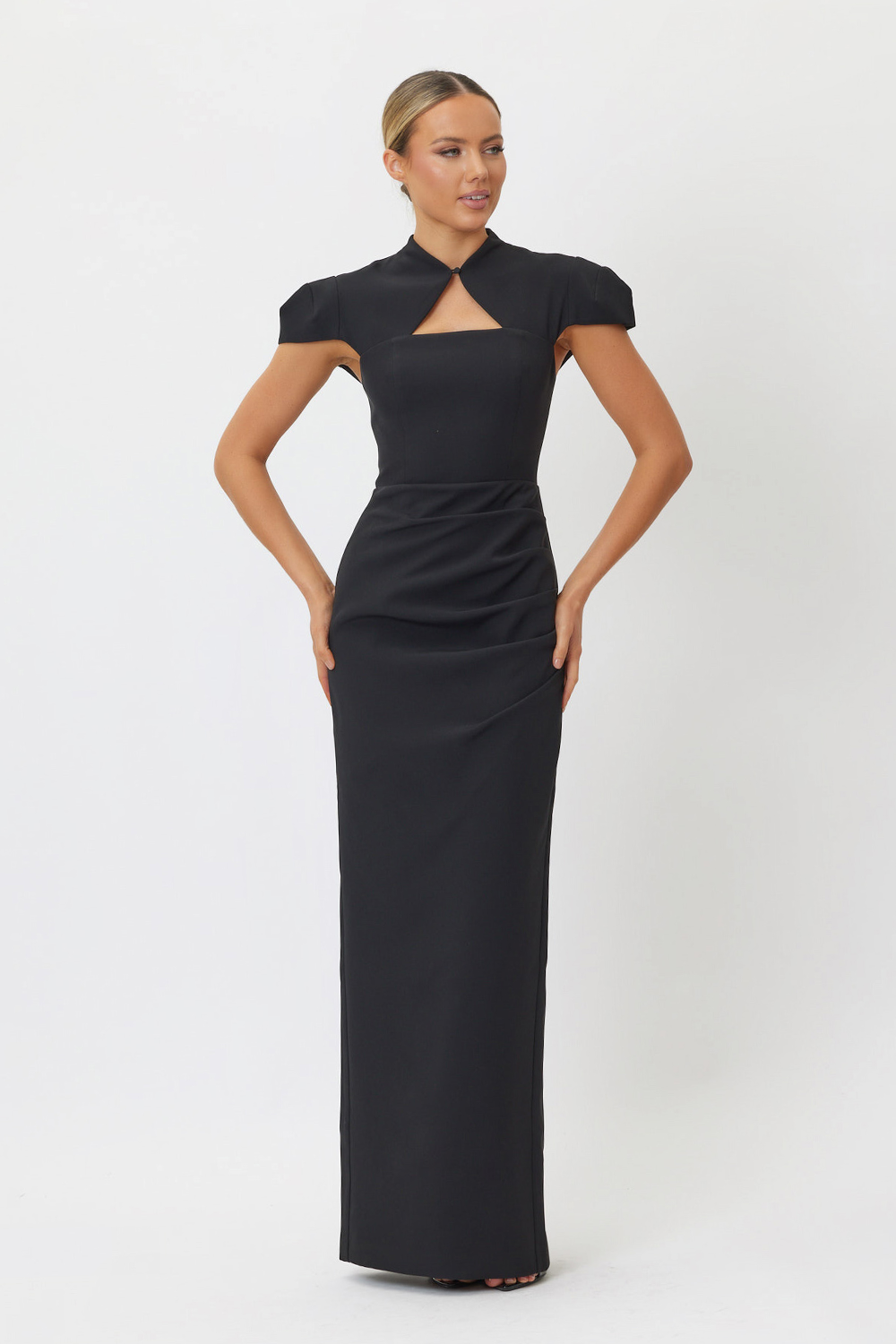 Sample DA60L Maxi Dress Black 6