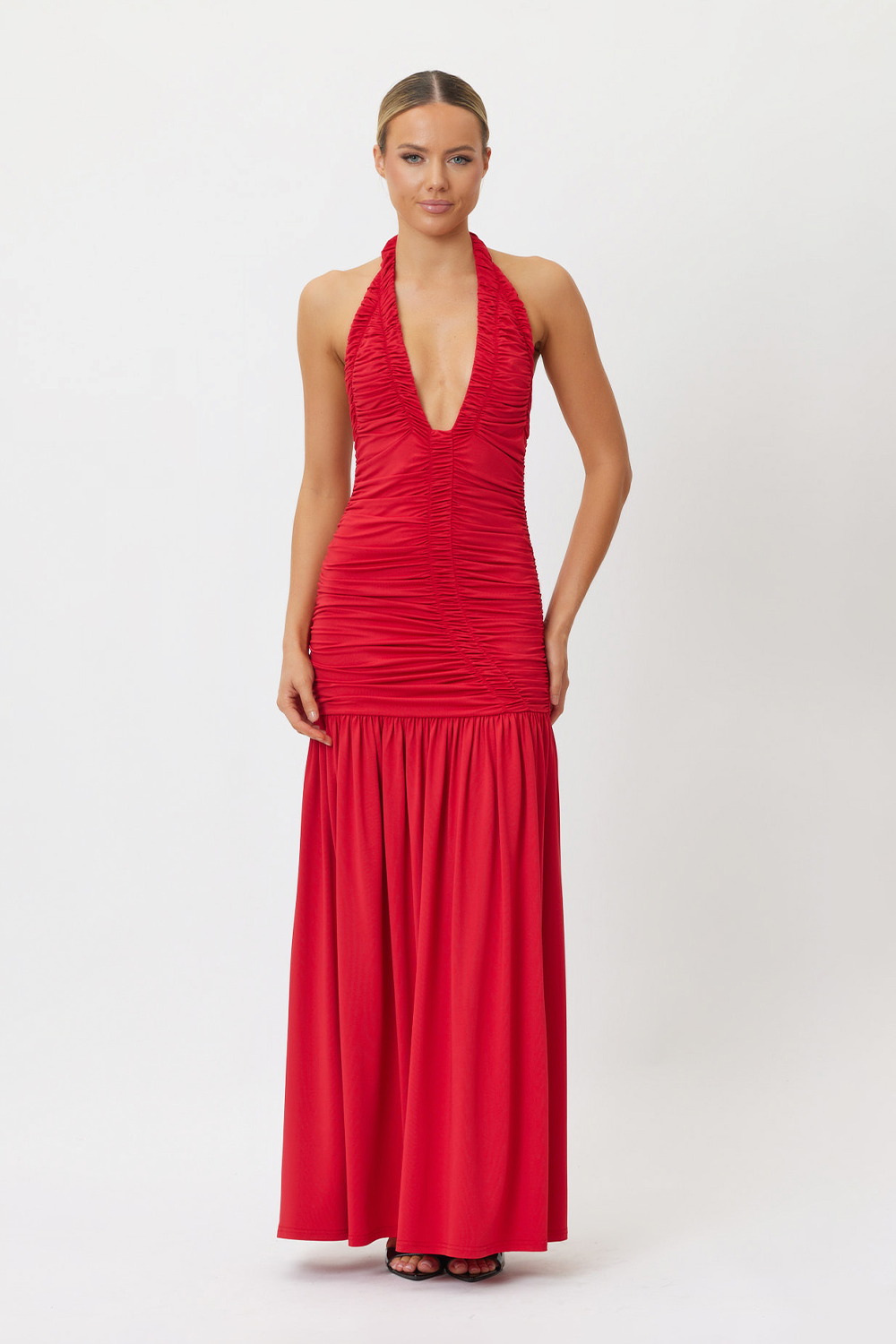 Sample UIAXA Maxi Dress Red 6