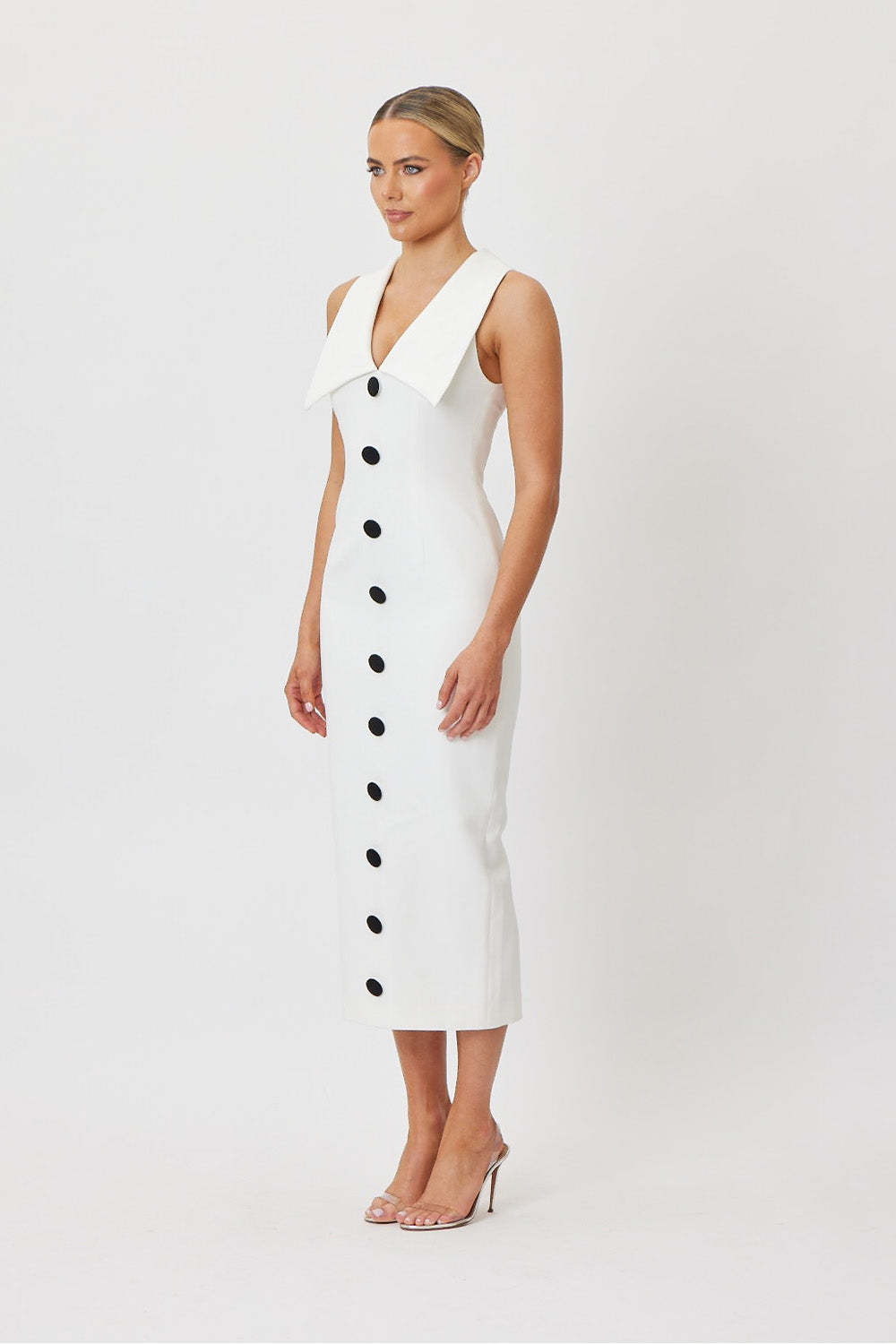 Miller Midi Dress White