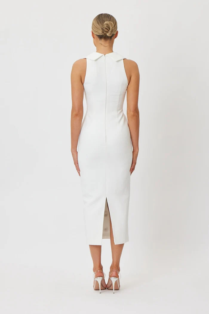 Sample BHVFU Midi Dress White 6