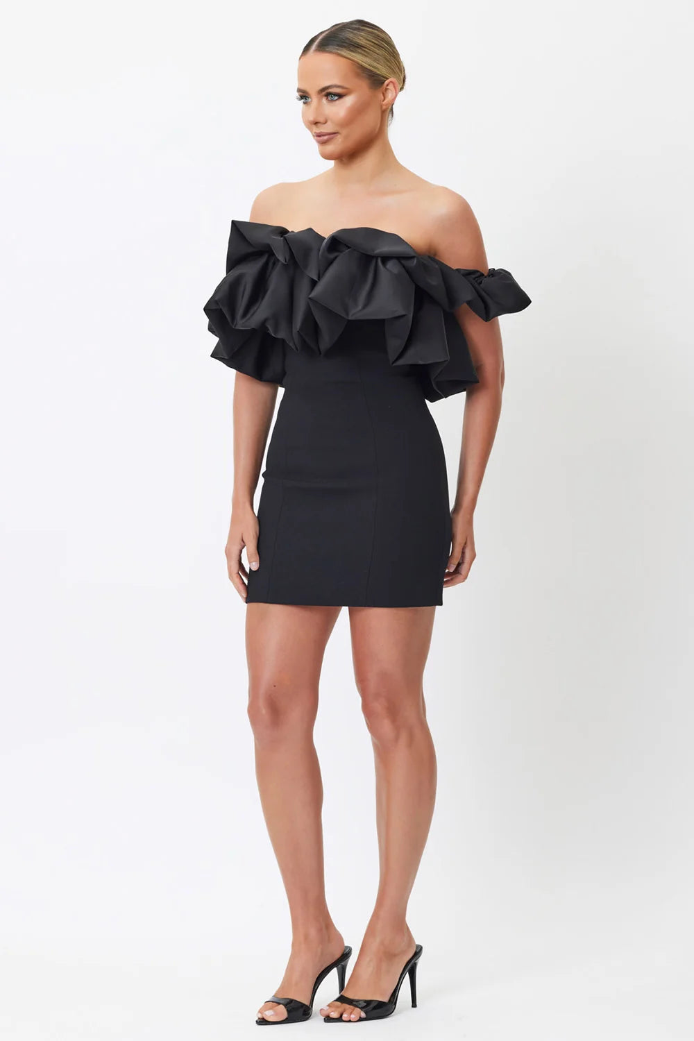 Sample A58N5 Mini Dress Black 10