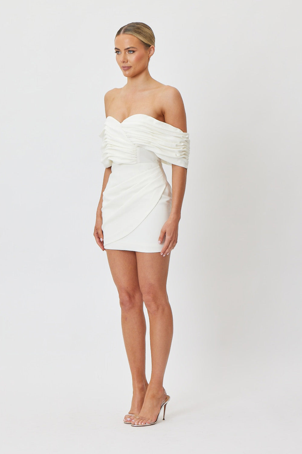 Henley Mini Dress White