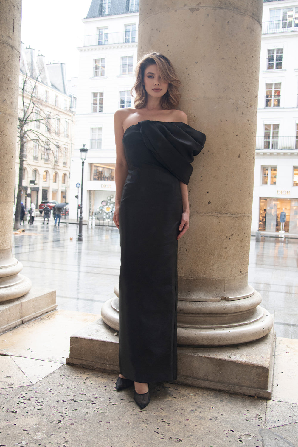 Selma Midi Dress Black