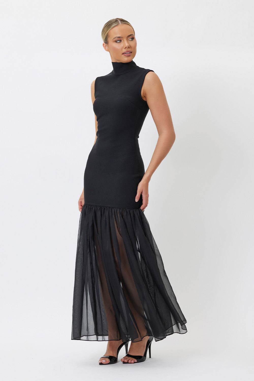 Livia Midi Dress Black