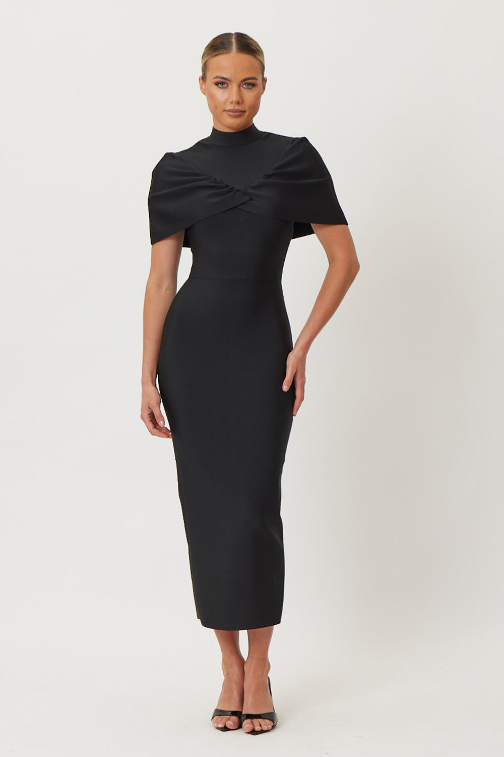 Katniss Midi Dress Black
