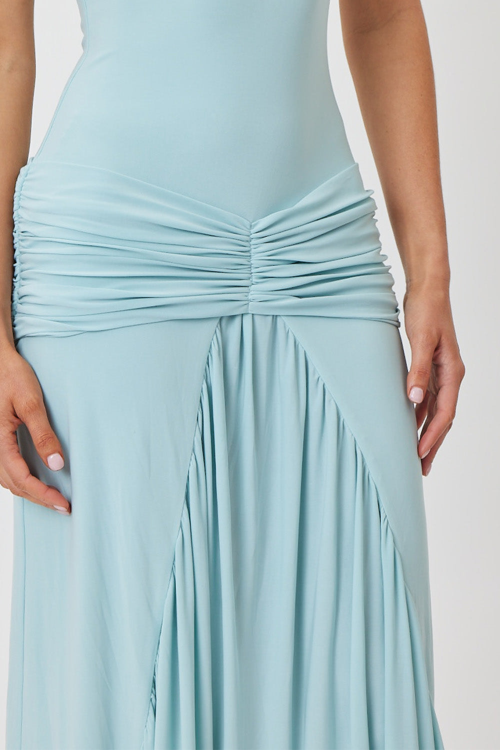 Venice Midi Dress Sky Blue