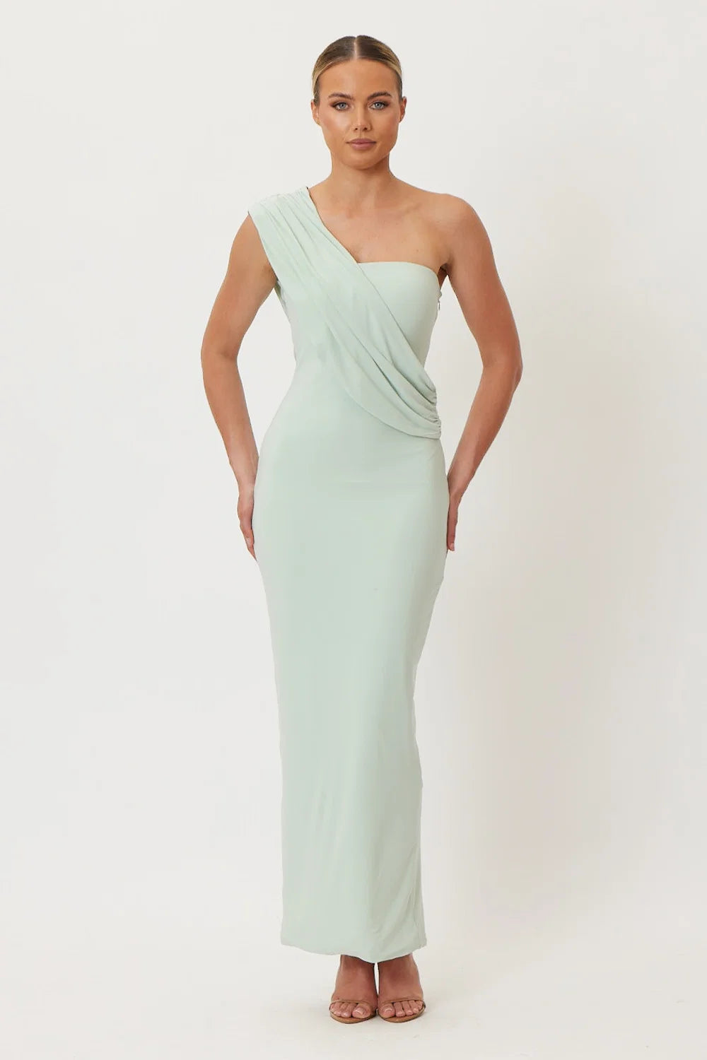 Sample BSXVQ Maxi Dress Green 6