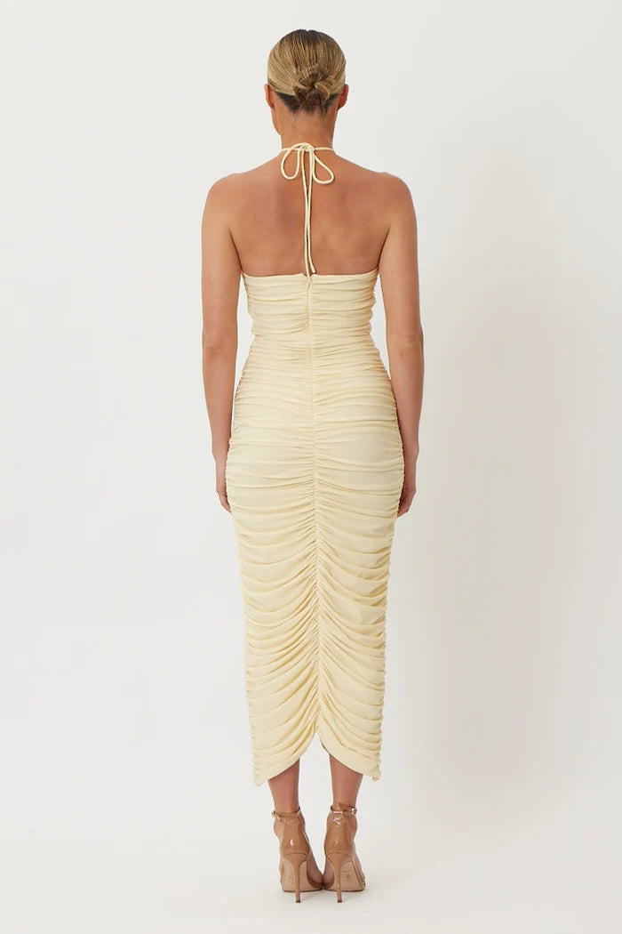 Sample 27YEL Midi Dress Lemon 6