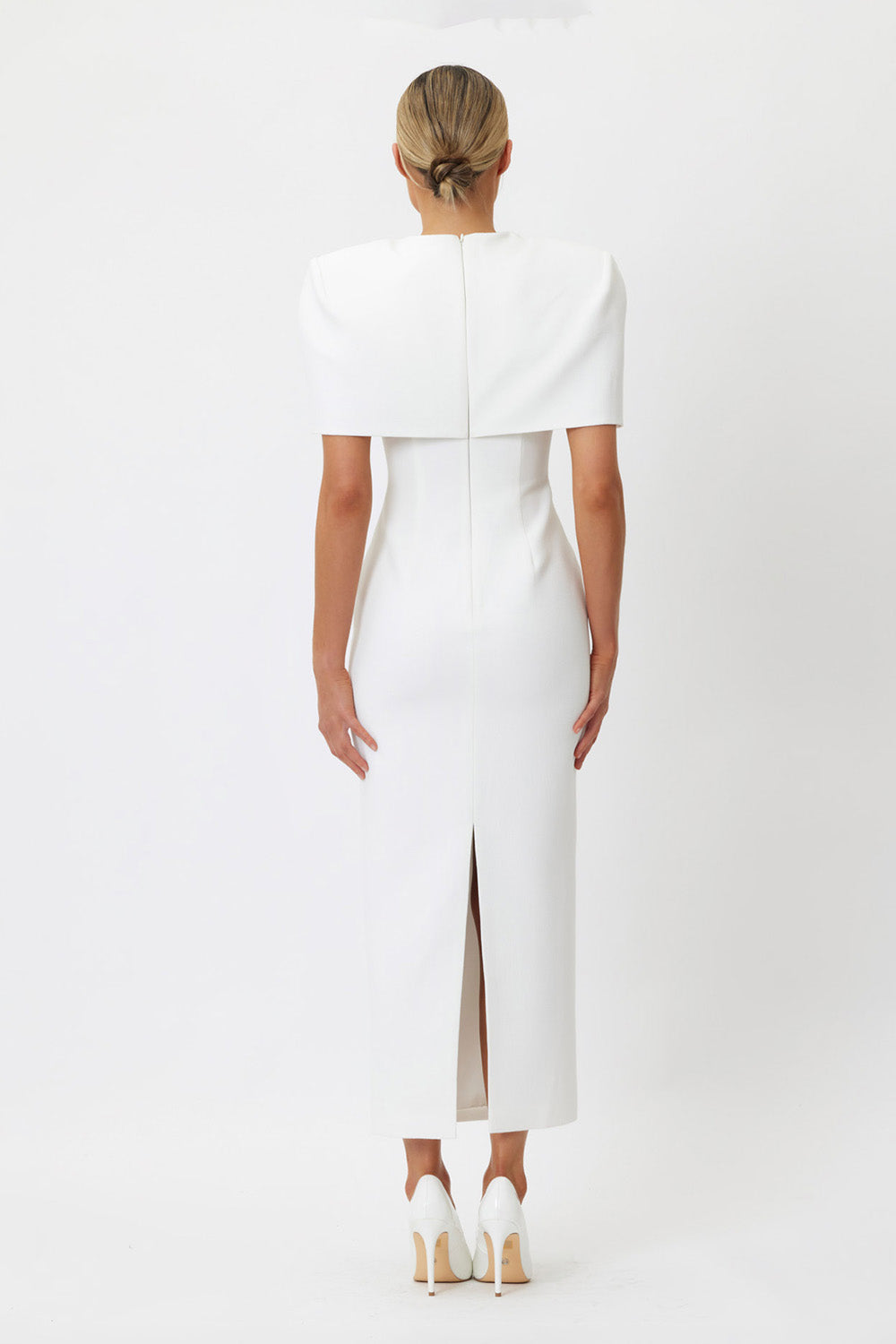 Eliana Midi Dress White