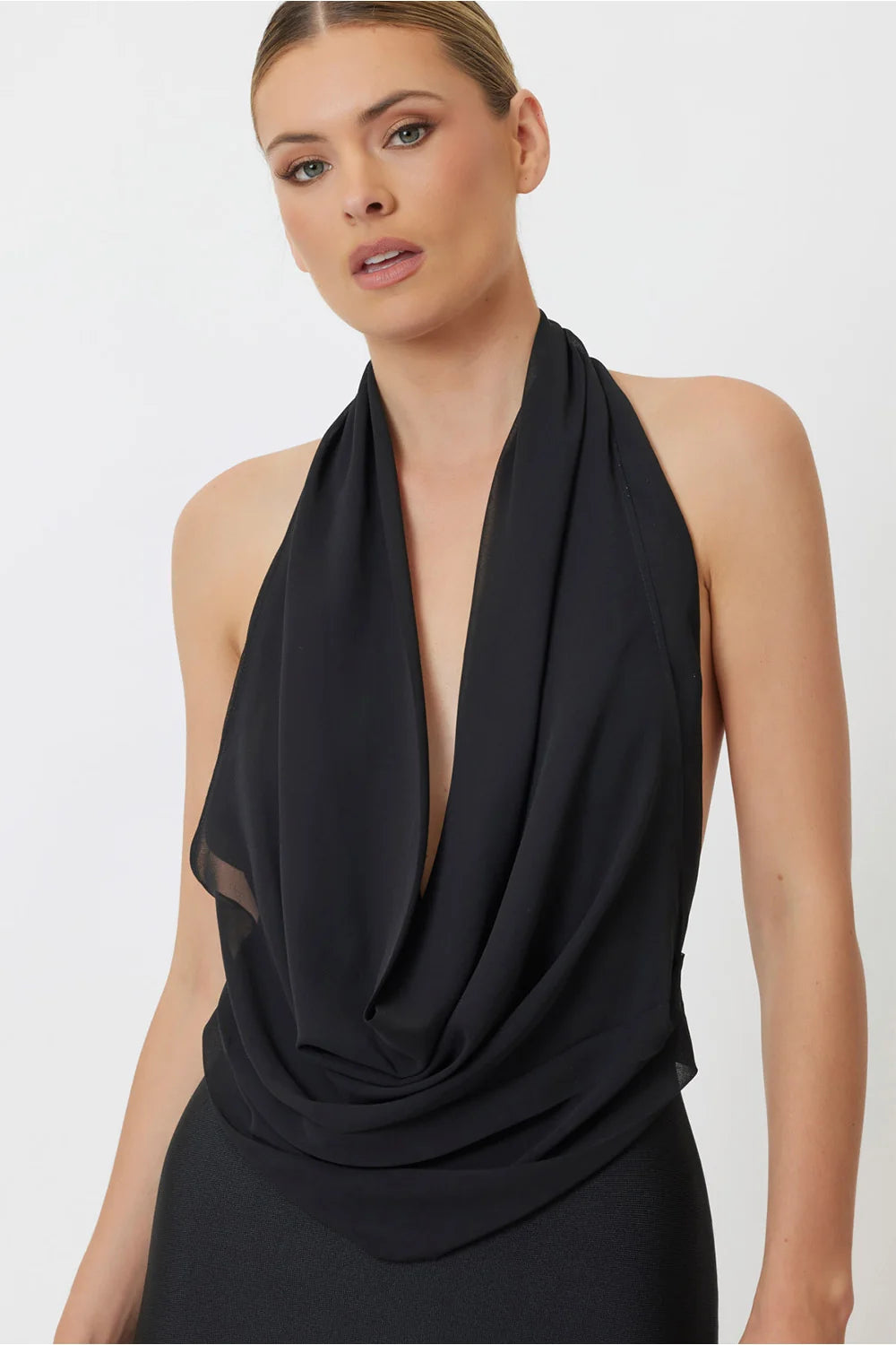 Sample HOWUA Midi Dress Black 6