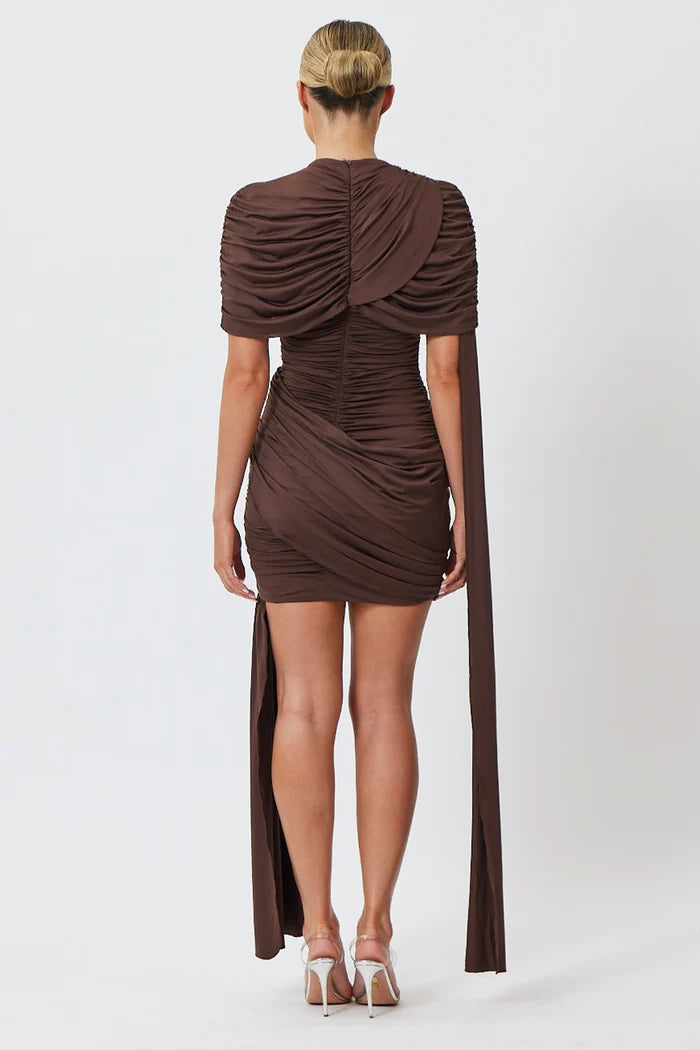 Sample 10QW8 Mini Dress Brown 6