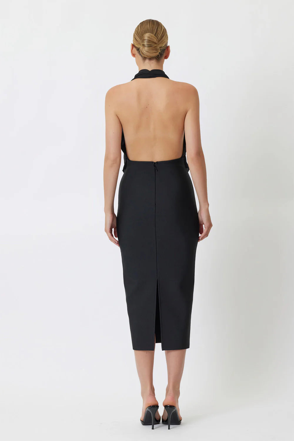 Sample HOWUA Midi Dress Black 6