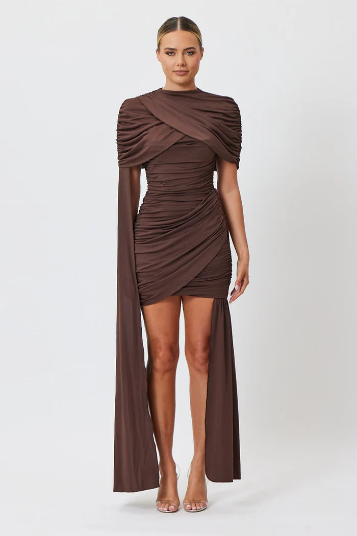 Sample 10QW8 Mini Dress Brown 6