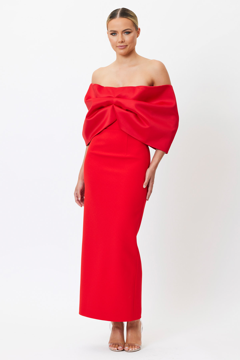 Sample TBYFW Midi Dress Red 6