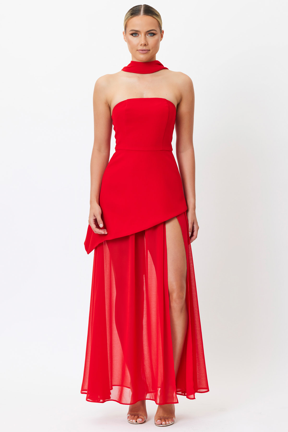 Delia Maxi Dress Red