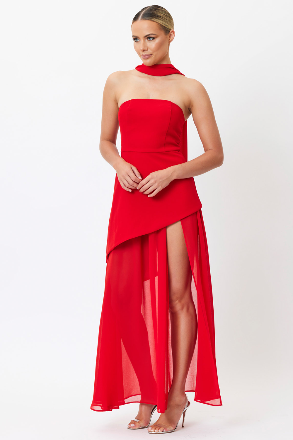 Delia Maxi Dress Red