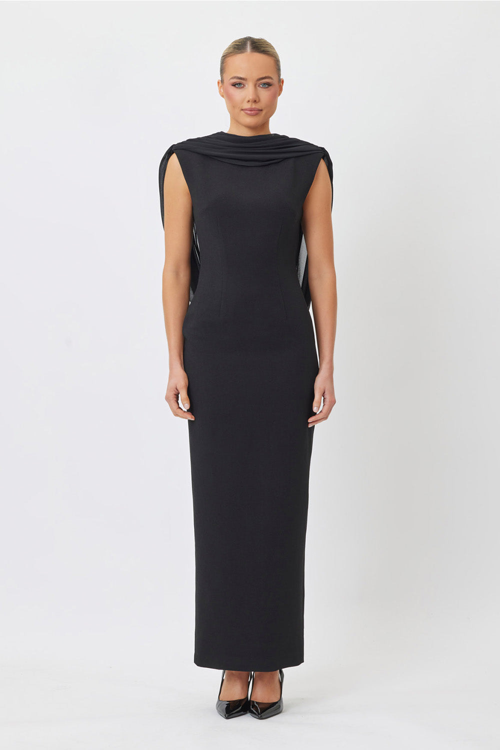 Claudette Midi Dress Black