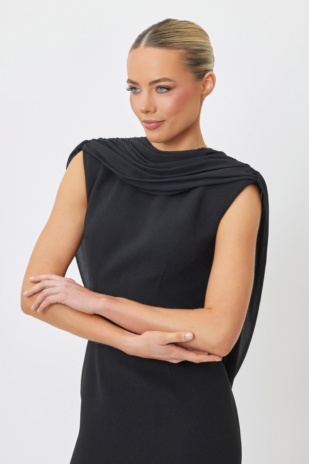 Claudette Midi Dress Black