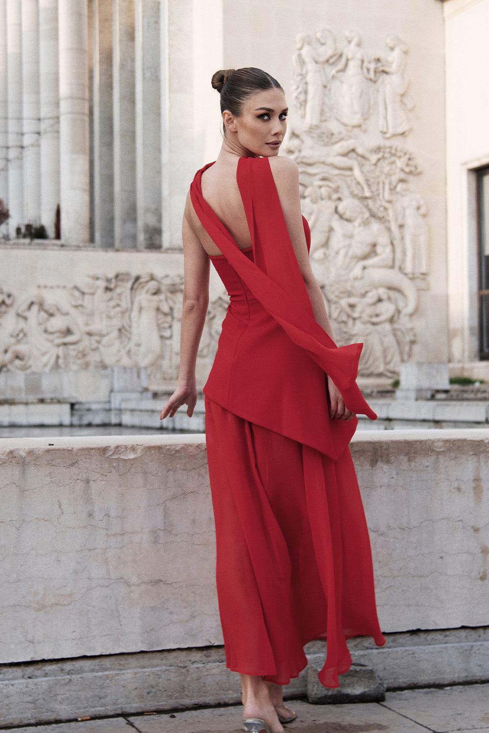 Delia Maxi Dress Red