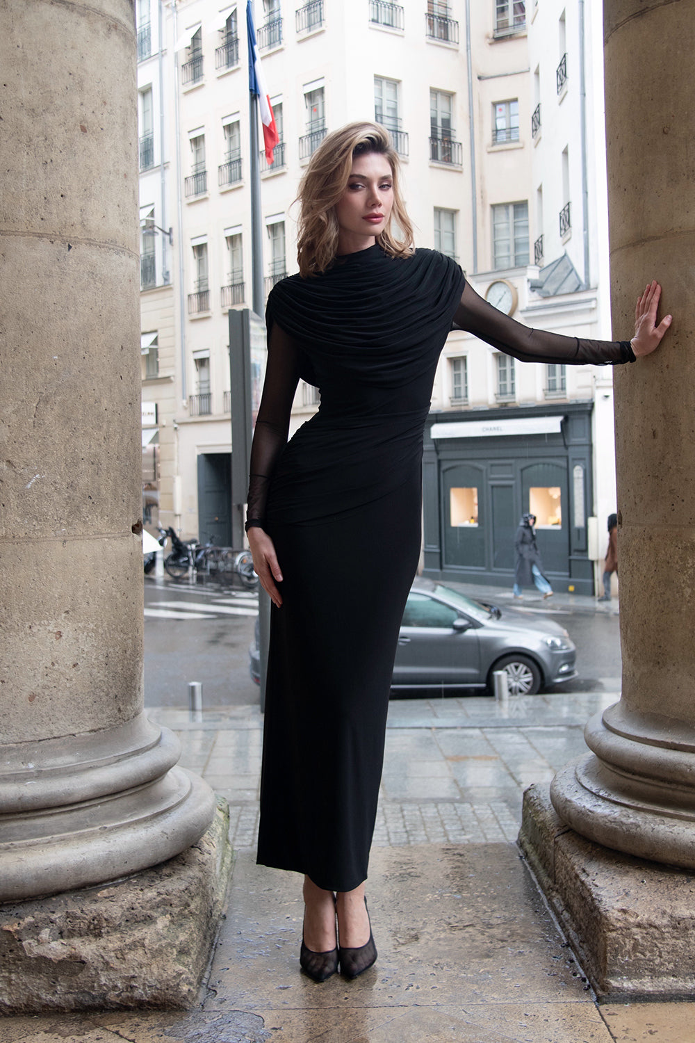 Zuric Midi Dress Black